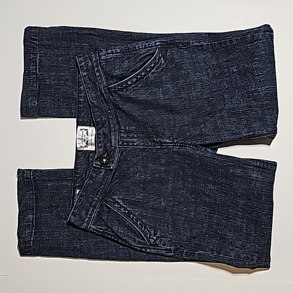 Levi Strauss Signature Low Rise Trouser Blue Jeans Denim Pants Straight Leg 8 - Picture 1 of 12